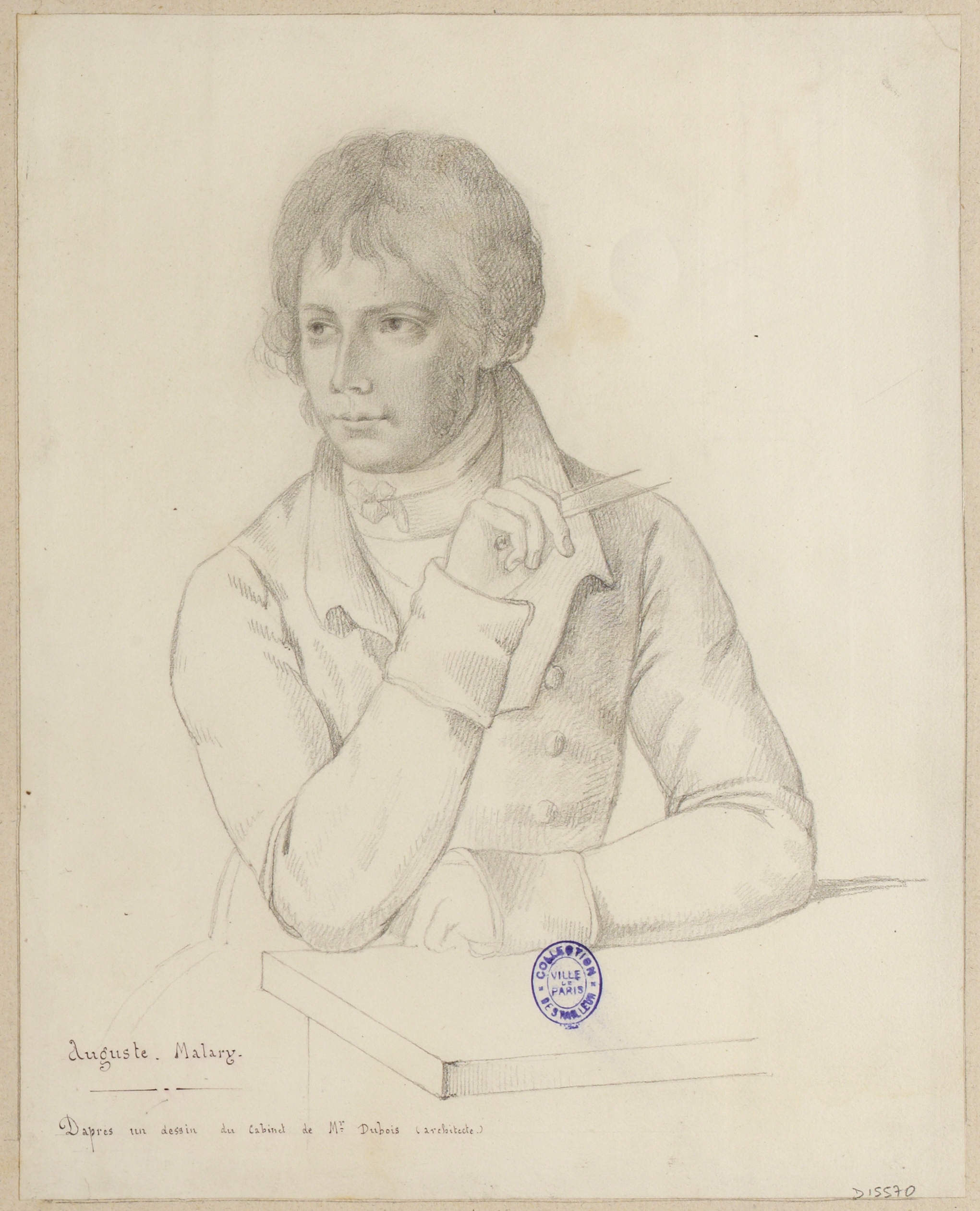 Anonyme, Portrait de l'architecte Auguste Malary