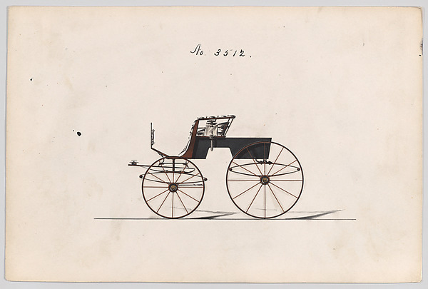 Brewster & Co., Design for T-Cart, no. 3512