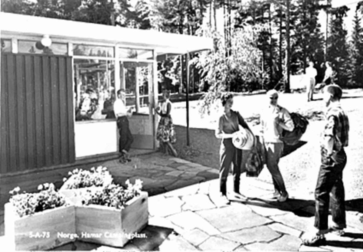 Anno Domkirkeodden, HAMAR CAMPINGPLASS, KIOSK, FOLK, SOVEPOSER, TELT