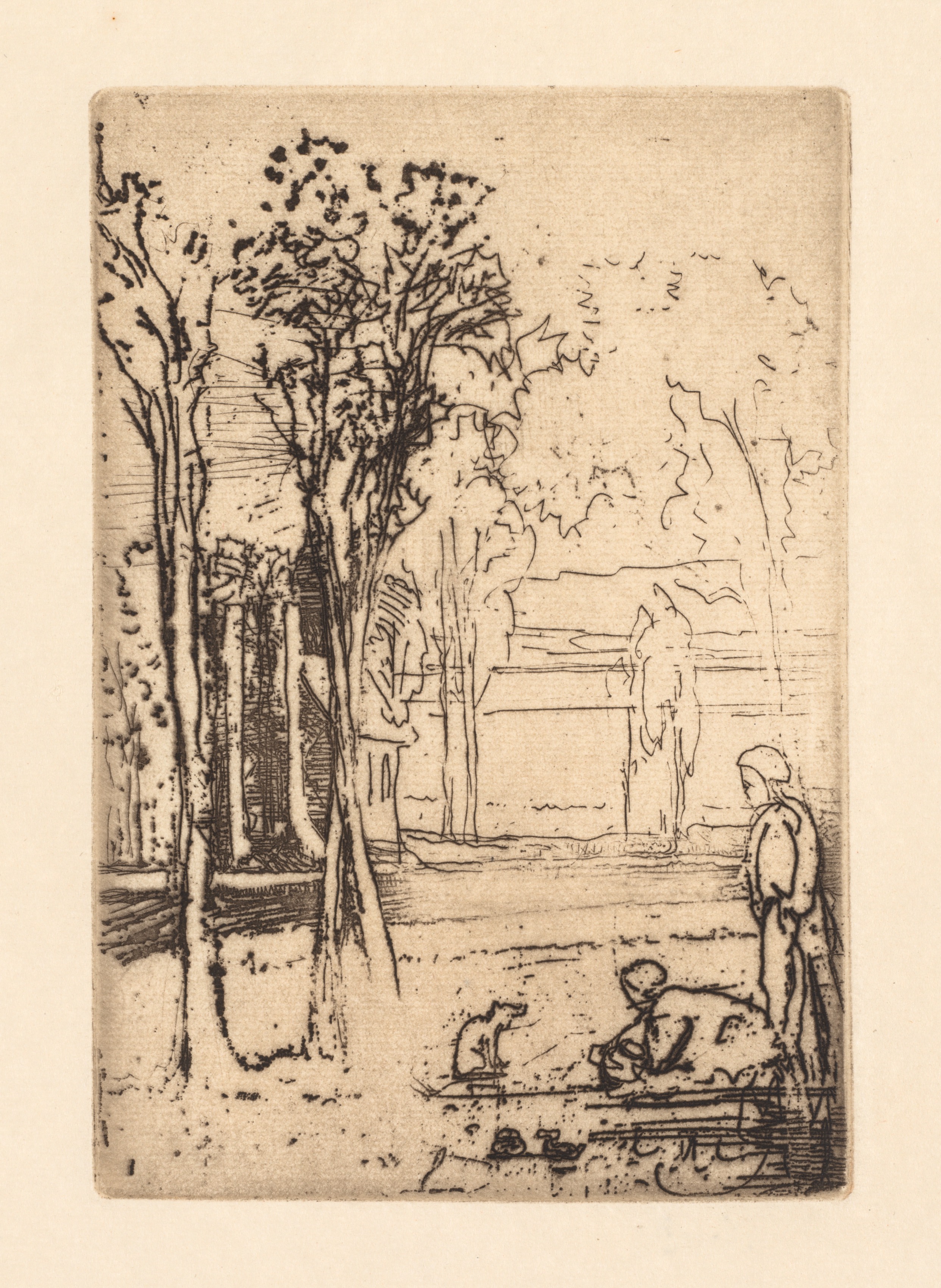 Francis Seymour Haden, Three-Tree Farm