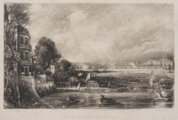 Constable, John RA, OPENING OF WATERLOO BRIDGE
