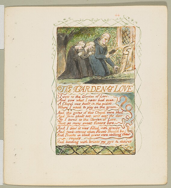 William Blake, Songs of Experience: The Garden of Love