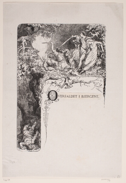 F. Hendriksen, Overfaldet i bjergene