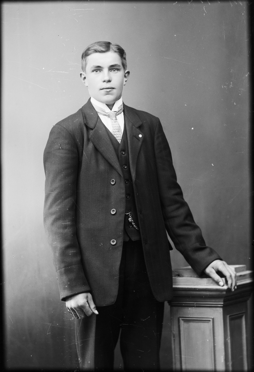 Skötsner-Edhlund, Ateljéporträtt - Elis Söderström från Börstil socken, Uppland