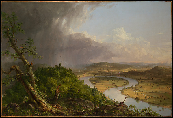Thomas Cole, View from Mount Holyoke, Northampton, Massachusetts, after a Thunderstorm—The Oxbow