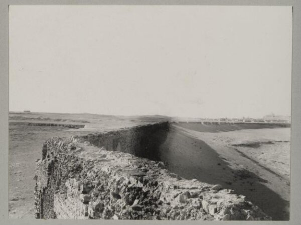 K.A.C. Creswell, Looking north from water mill tower of the aqueduct of Ibn Tulun (Basatin), Cairo