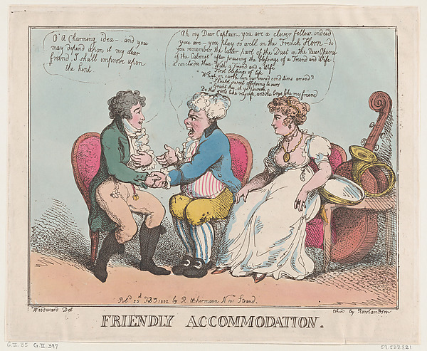Thomas Rowlandson, Friendly Accommodation