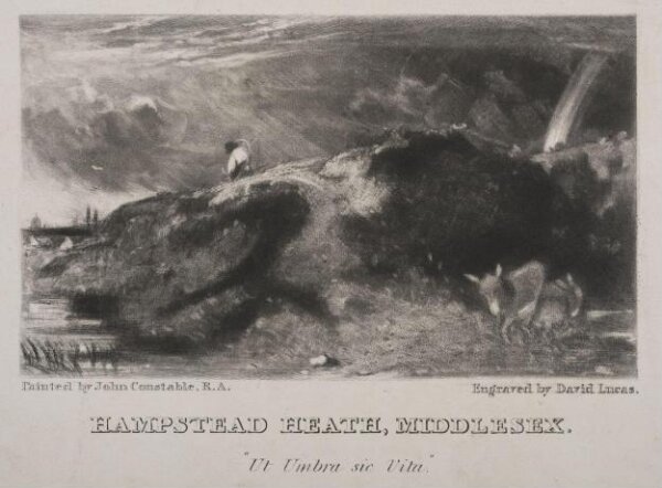Constable, John RA, HAMPSTEAD HEATH, MIDDLESEX. "Ut Umbra sic Vita."