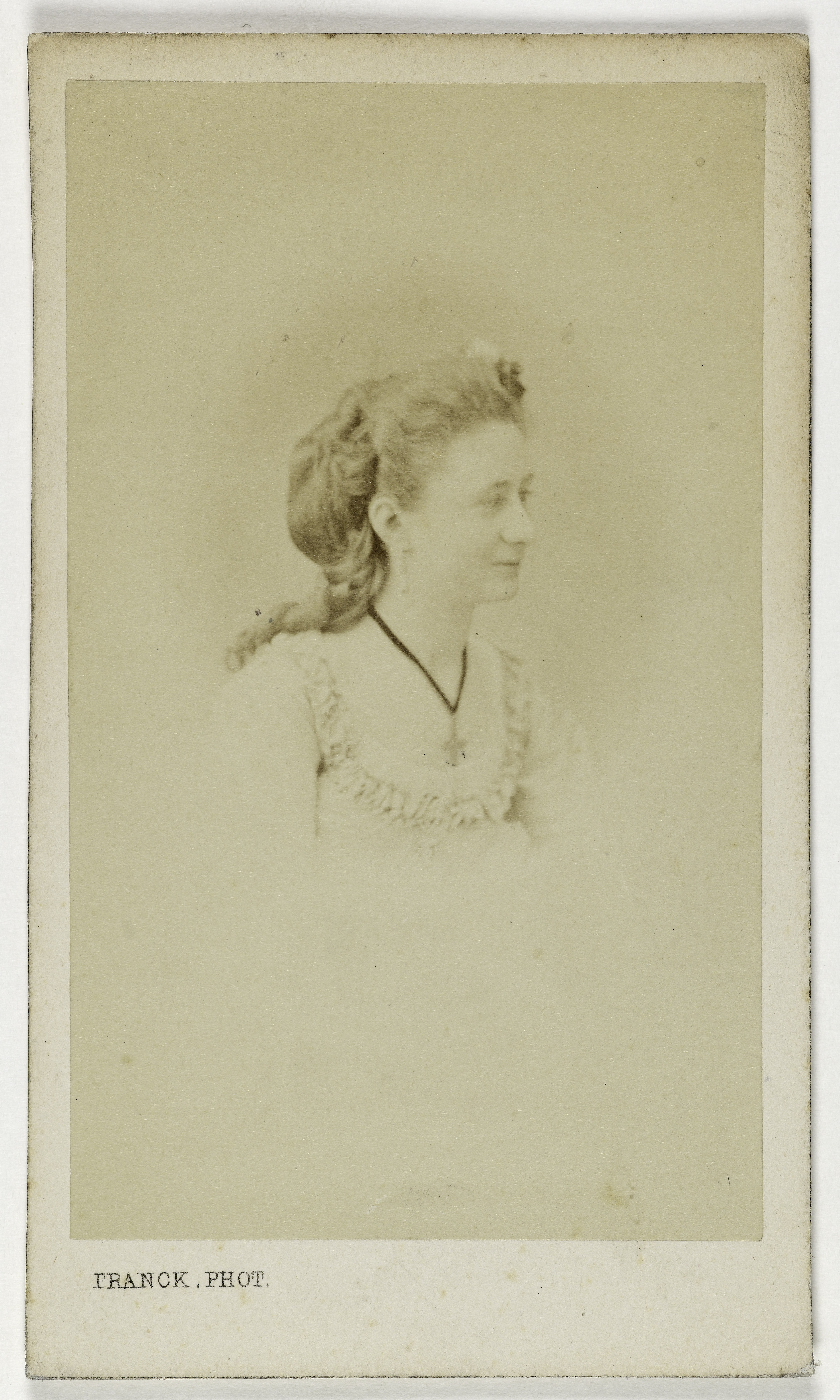 Franck, Portrait d'Hadamard, (1849-1902), actrice