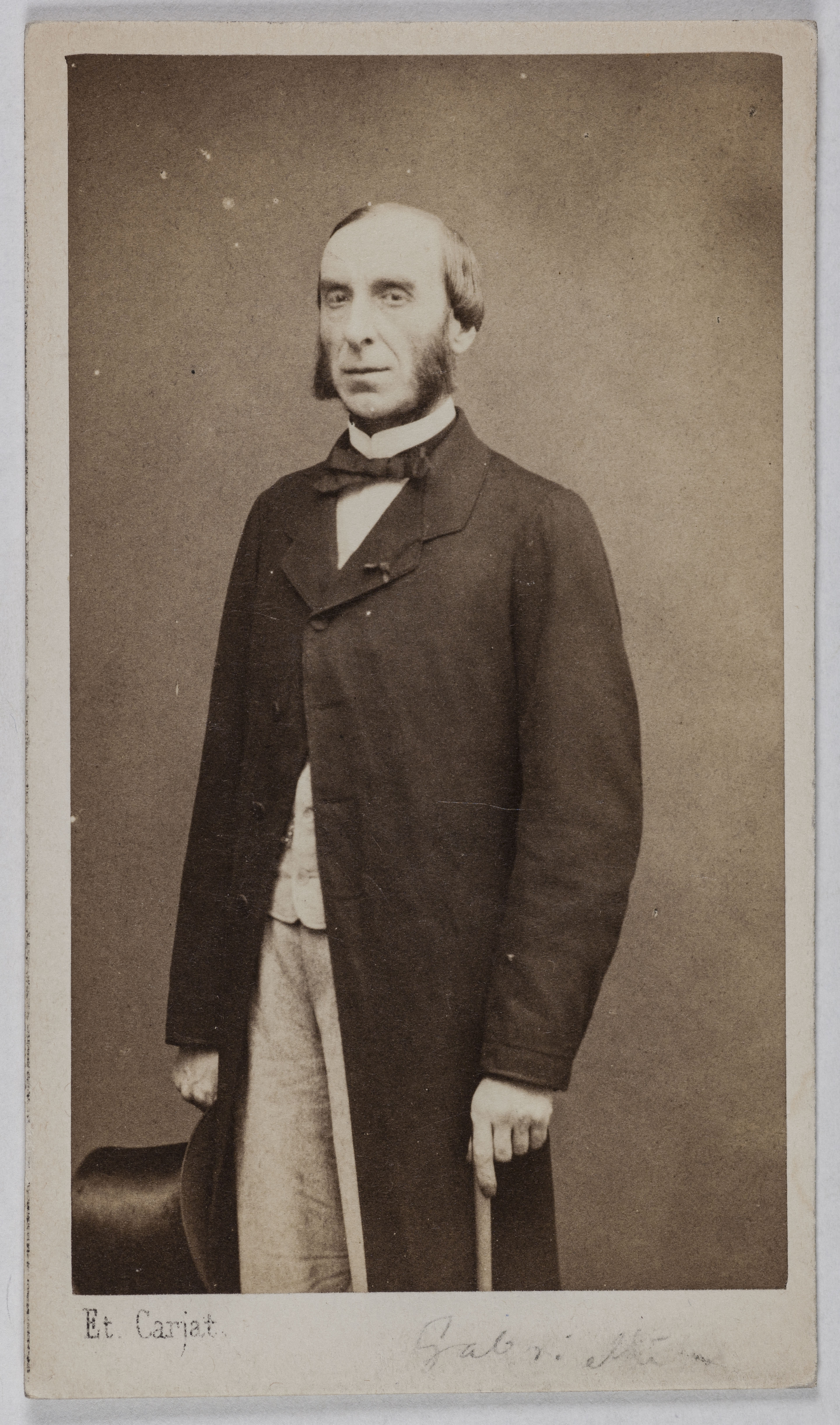 Carjat & Cie, Portrait du Comte Nicola Gabrielli (1814-1891), (compositeur italien de ballets)