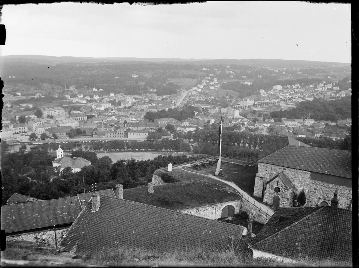 Skötsner-Edhlund, View of Halden from Fredriksten Fortress, Norway