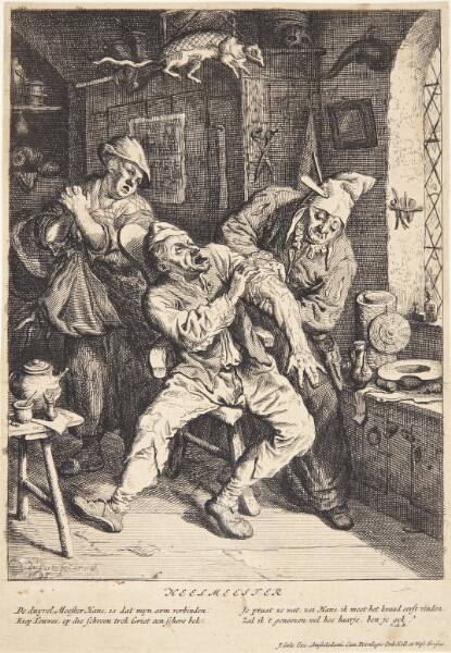 Cornelis Dusart, En landsbykirurg