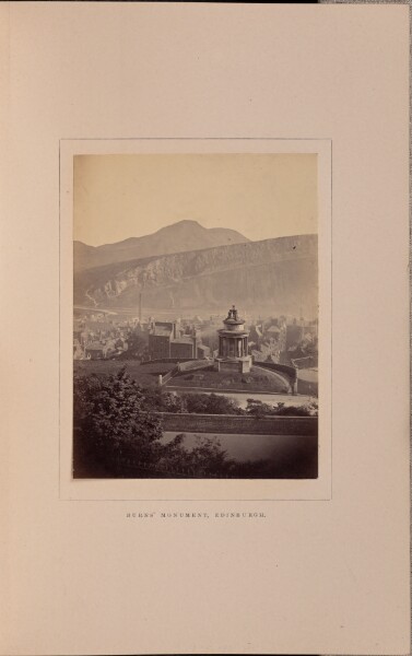 George Washington Wilson, Burns' Monument, Edinburgh
