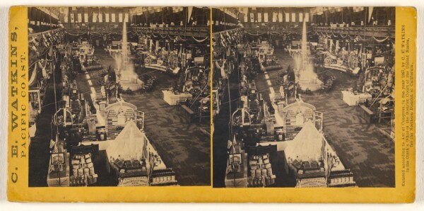 Carleton Watkins, [Mechanics Institute Fair, San Francisco]