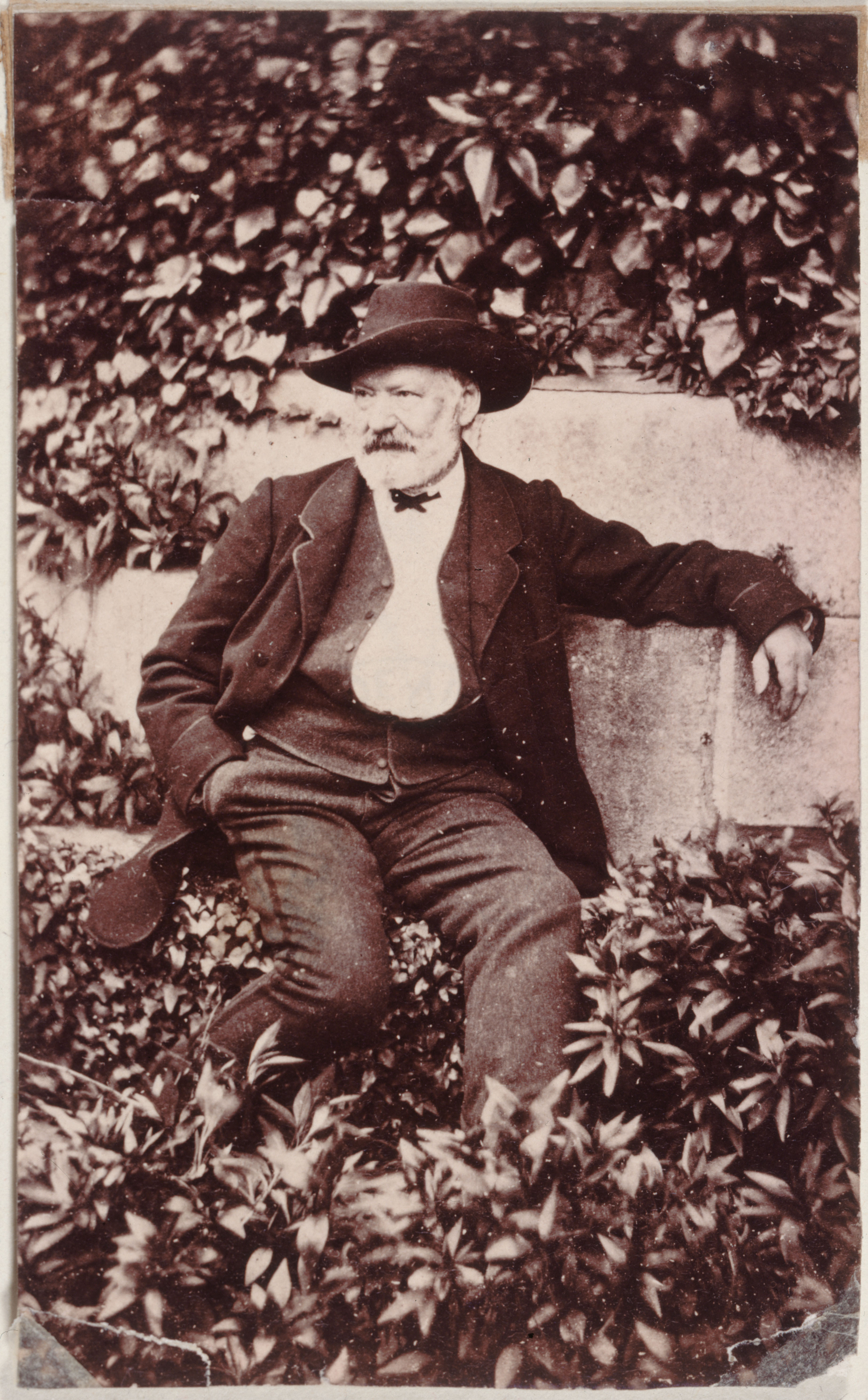 Arsène Garnier, Victor Hugo dans le jardin de Hauteville House