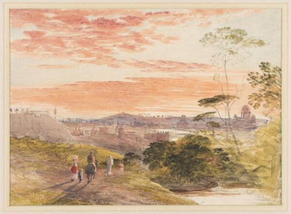Samuel Palmer, Rome from the Via Sistina