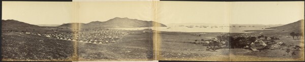 Felice Beato, [Panorama - Odin Bay]