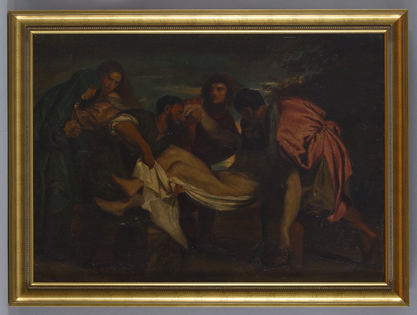 Gustav Metz, Grablegung, um 1845-1848