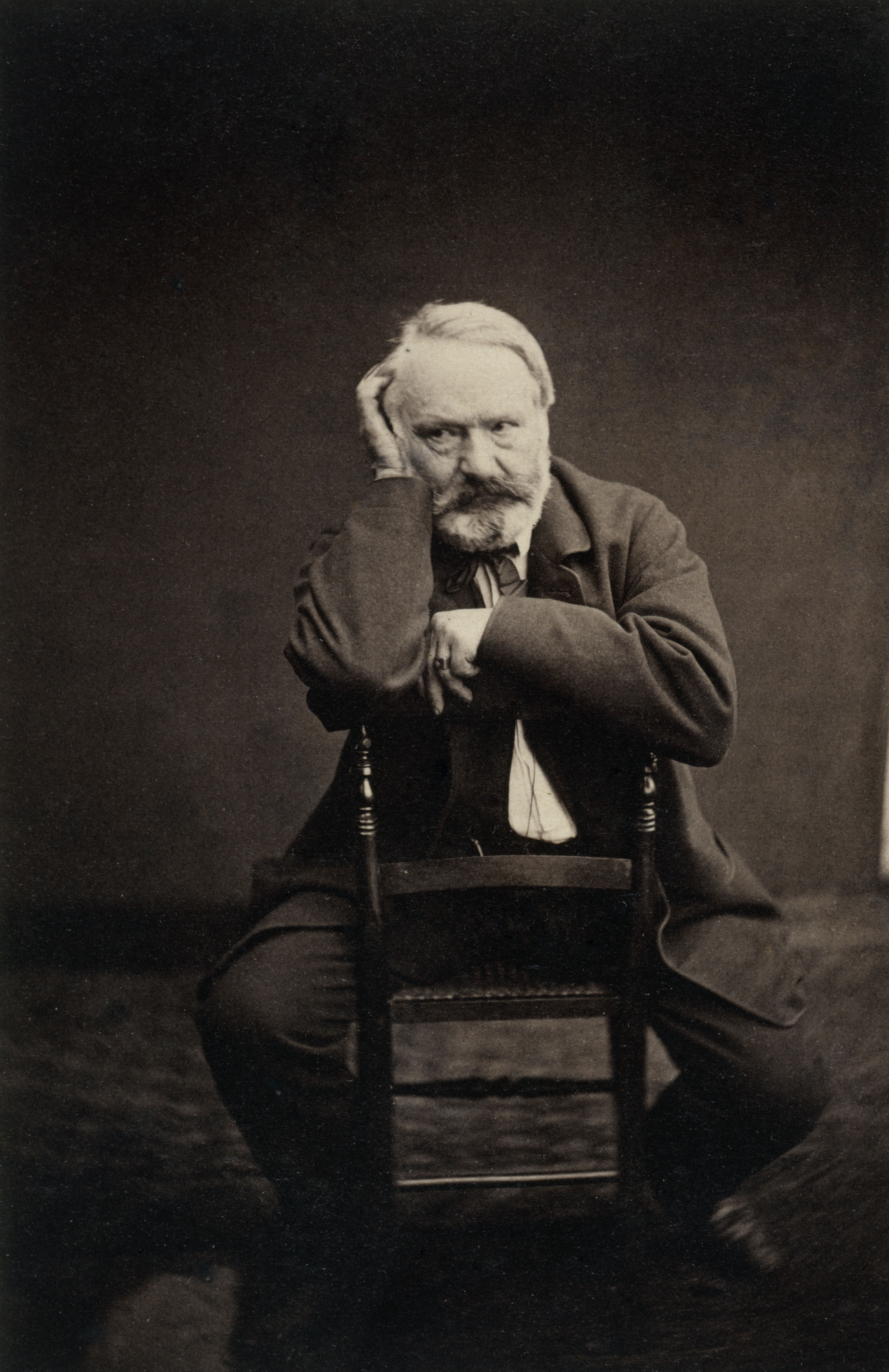 Edmond Bacot, Victor Hugo de face, à Hauteville House