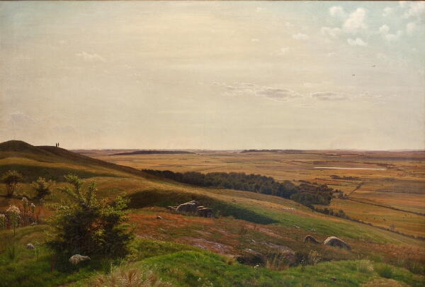 Vilhelm Kyhn, Bjerglide i nærheden af Horsens. Eftermiddag