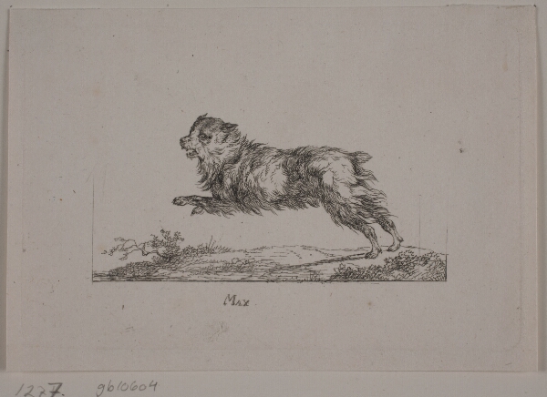 Christian David Gebauer, Max, løbende hund