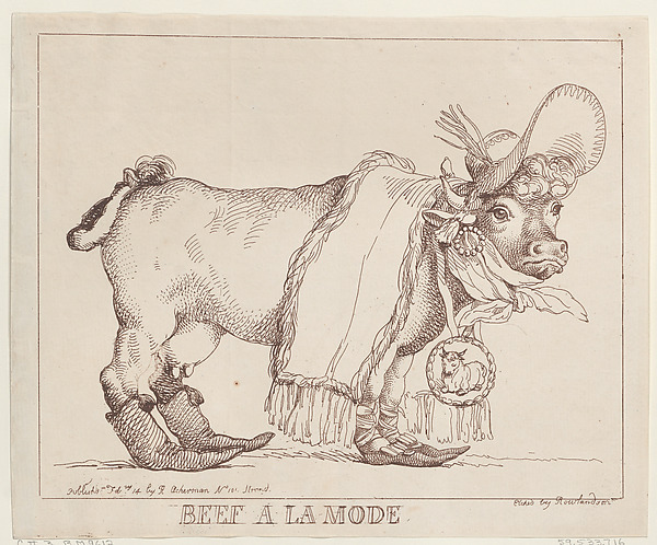 Thomas Rowlandson, Beef à la Mode