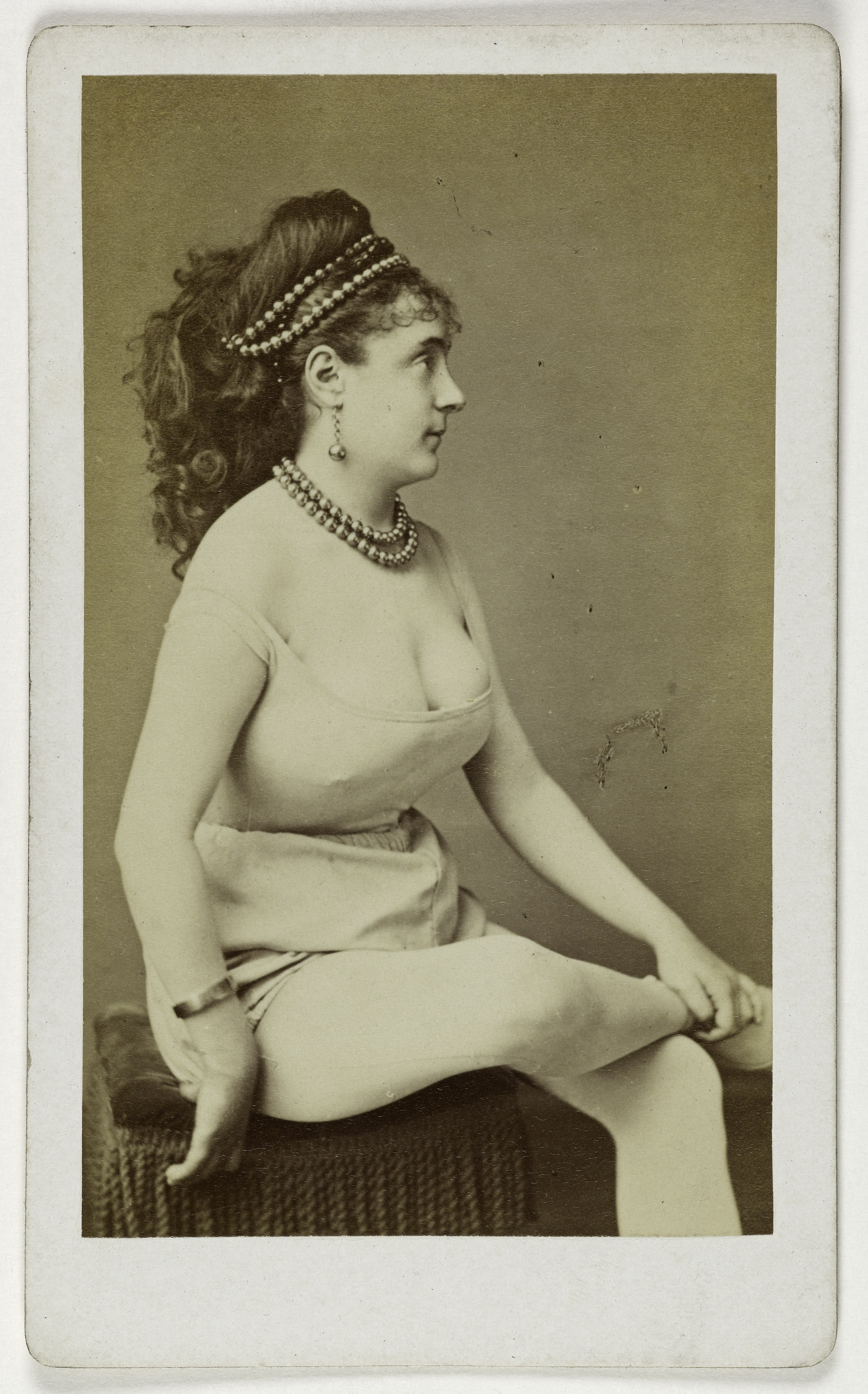 Anonyme, Portrait de Gérard Adèle, (-1879), (sœur de Gérard Laurence, danseuse)