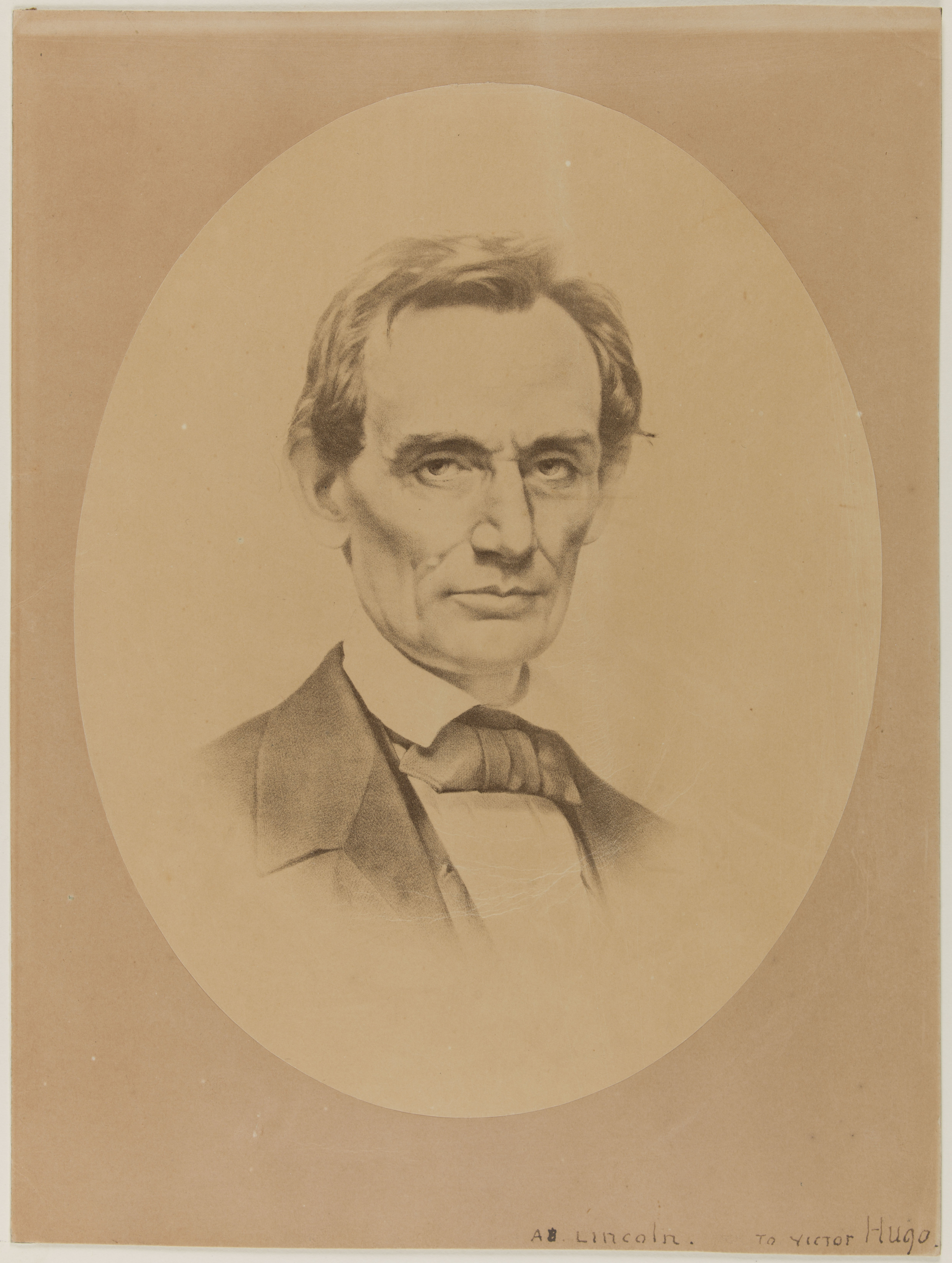 Anonyme, Portrait d'Abraham Lincoln