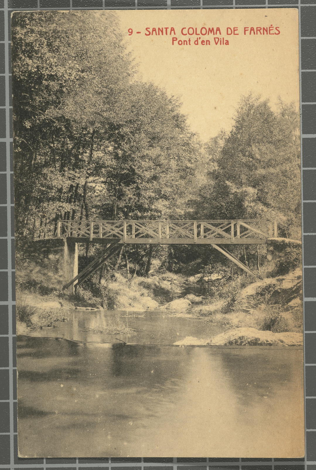 Desconegut, 9 - Santa Coloma de Farnés. Puente de en Vila