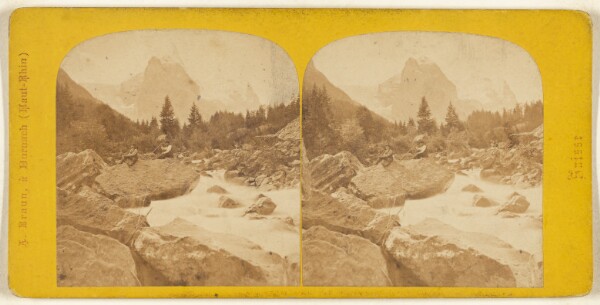 Adolphe Braun, Le Wellhorn et glacier de Rosenlaui.