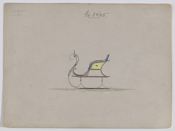 Brewster & Co., Open Panel Sleigh # 3805