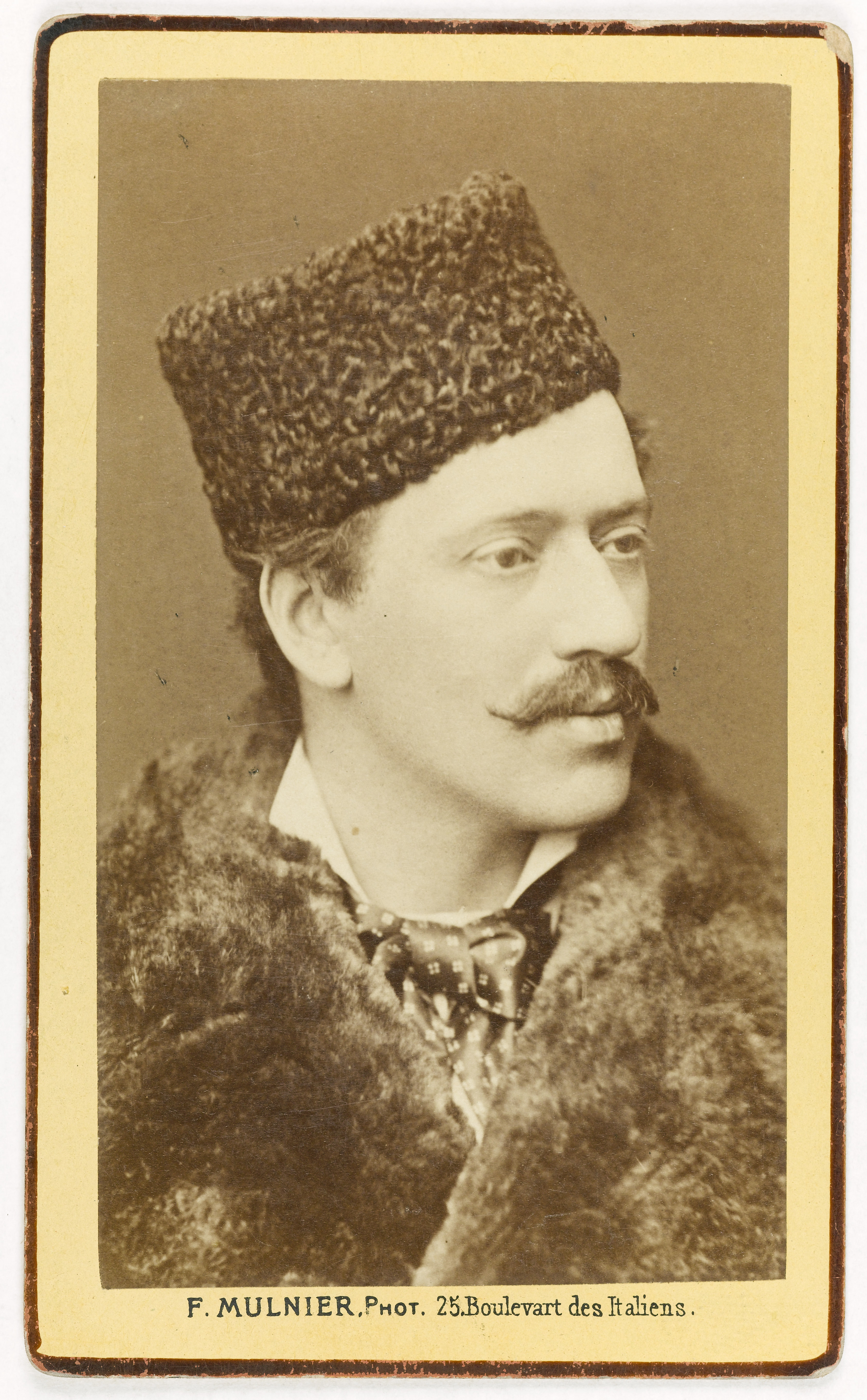 Ferdinand Mulnier, Portrait de Victor Tissot (1845-1917), écrivain suisse