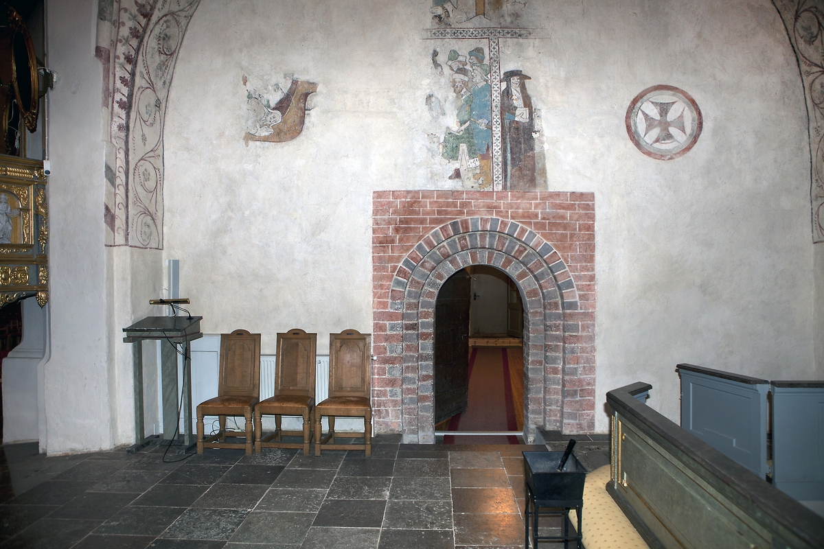 Bengt Backlund, Korets nordvägg, Bälinge kyrka, Uppland 2011