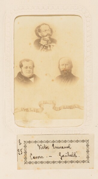Unknown, Victor Emmanual, Cavour, Garibaldi