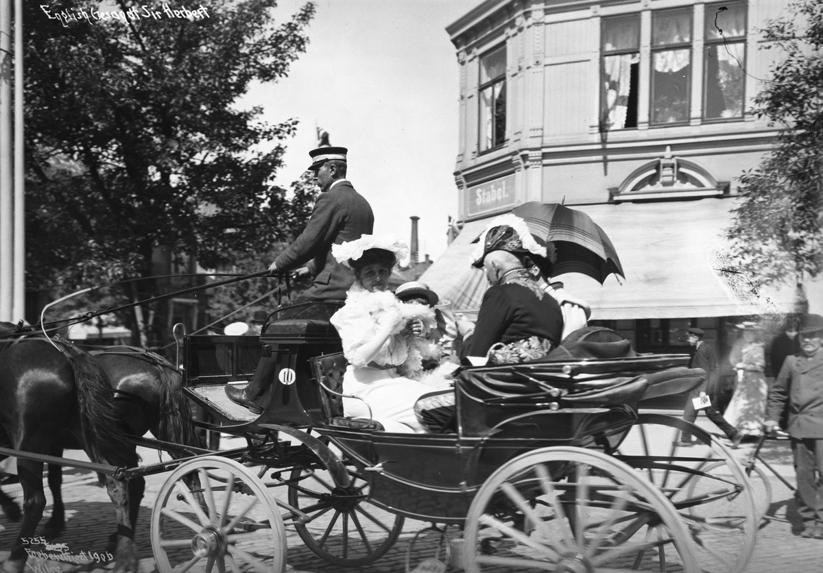 Anders Beer Wilse, Prot: Trondhjem - Engelsk Gesant Sir Herbert 1906