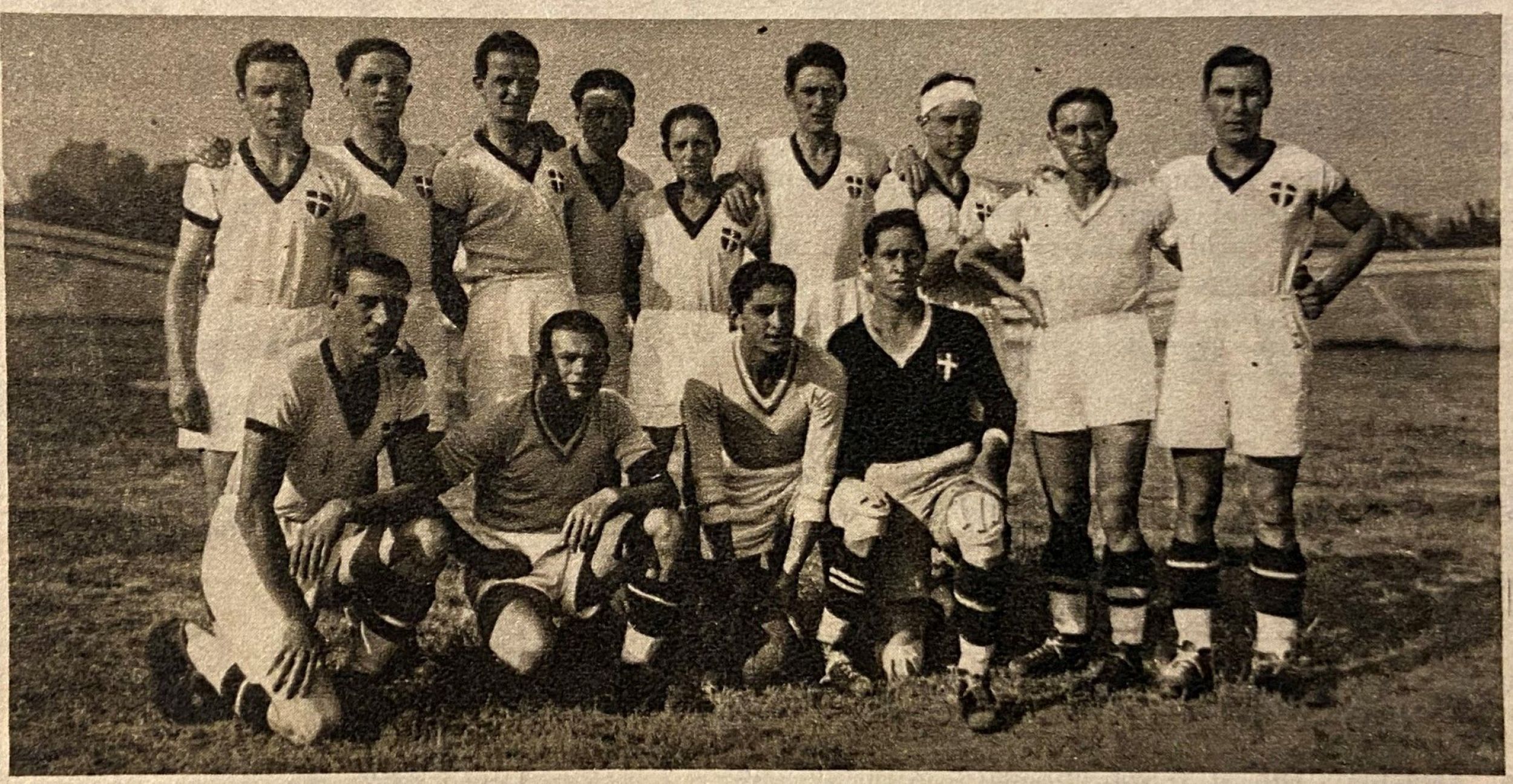Unknown artist, The young team of Vicenza, participating in group B of national division championship B