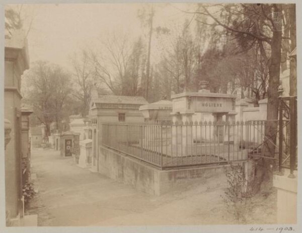 Atget, Jean-Eugène-Auguste, Cemetary Pere Lachaise, Paris, France