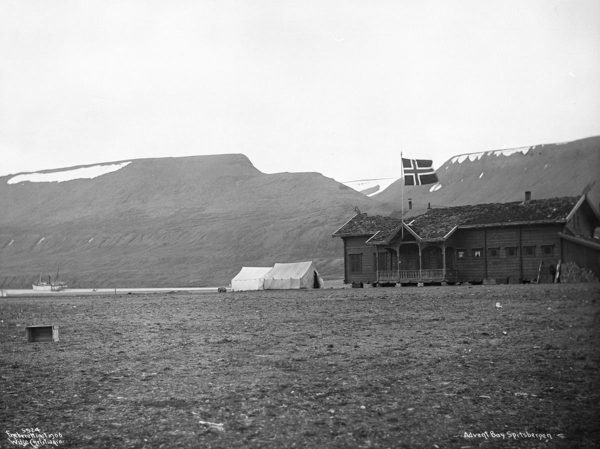 Anders Beer Wilse, Prot: Spitsbergen - Advent Bay Turisthytte 18/8 1906