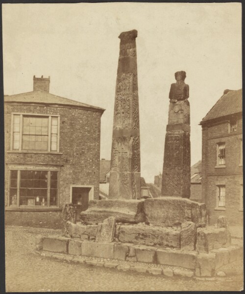 Unknown, [Village View with Monuments]