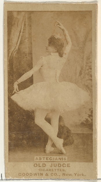 Goodwin & Company, Astegianis, from the Actors and Actresses series (N171) for Old Judge Cigarettes