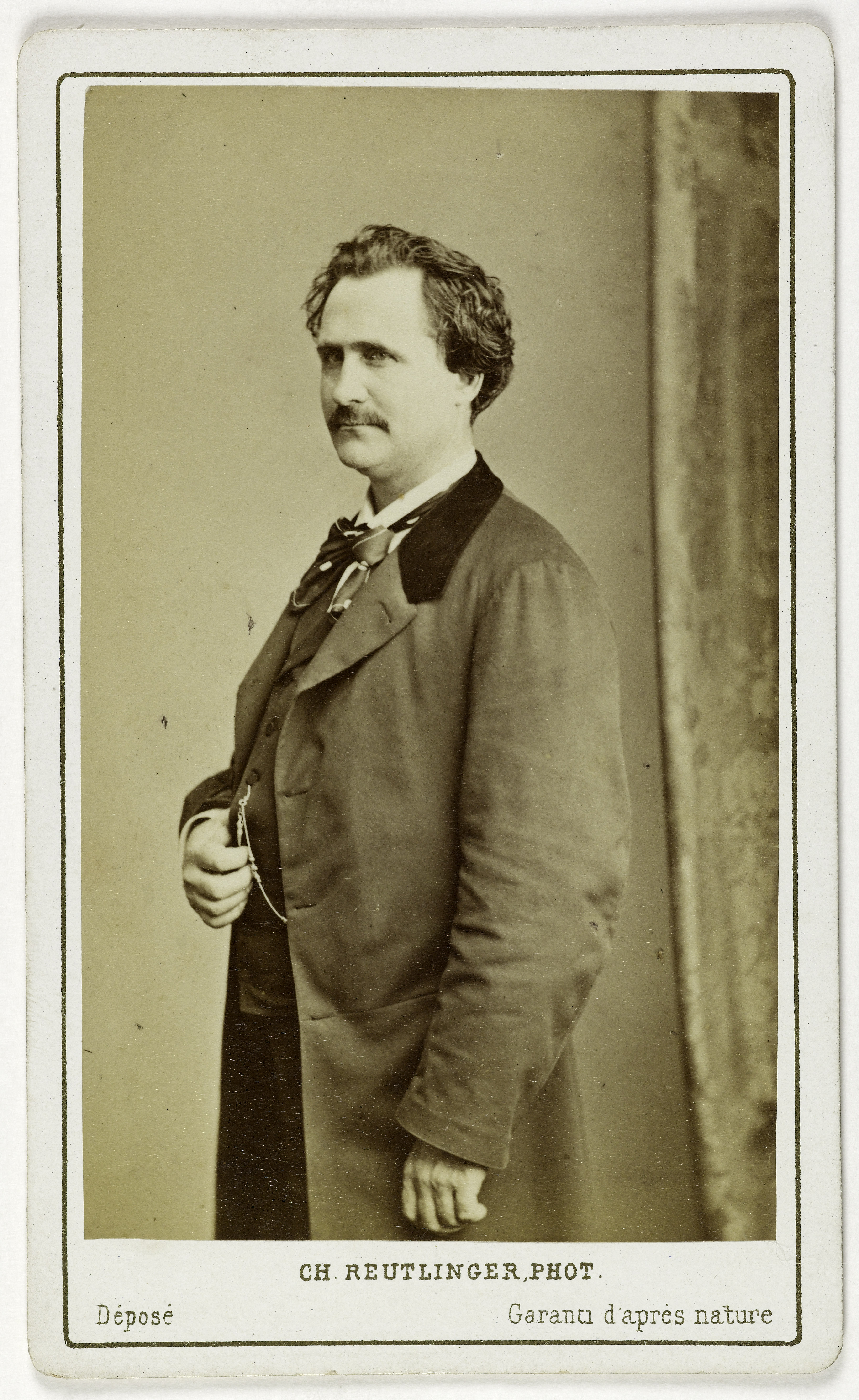 Charles Reutlinger, Portrait d'Henri Thomas Lafontaine (1826-1898), (acteur)