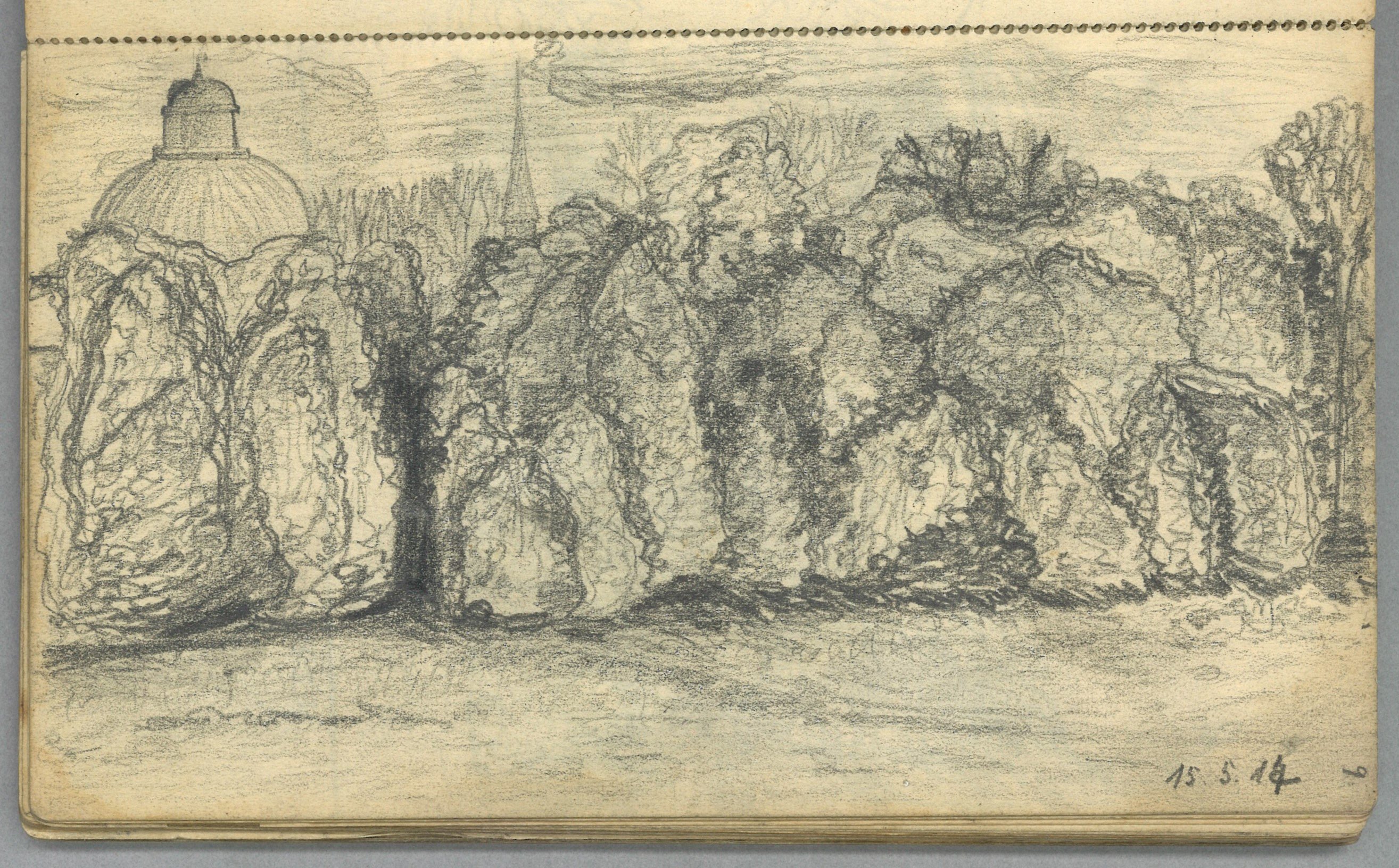 Margarete Wendel, Unidentifizierter Ort: Parkanlage (?)