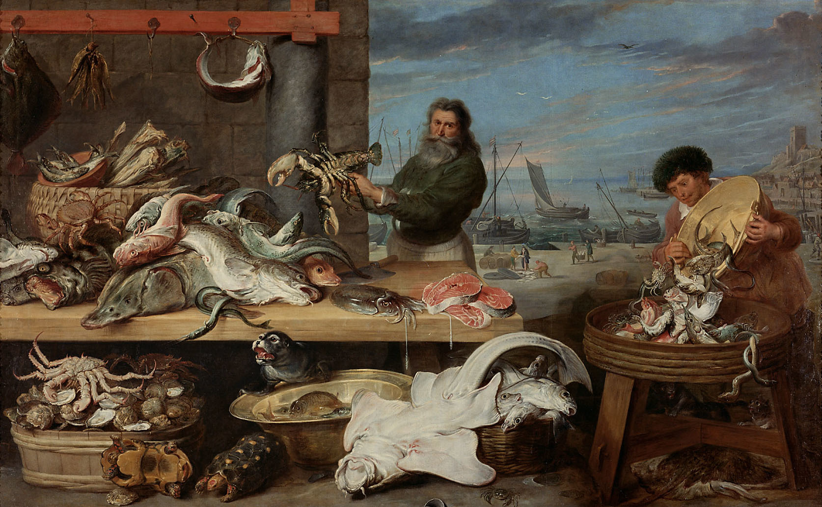 Frans Snyders, Fish market