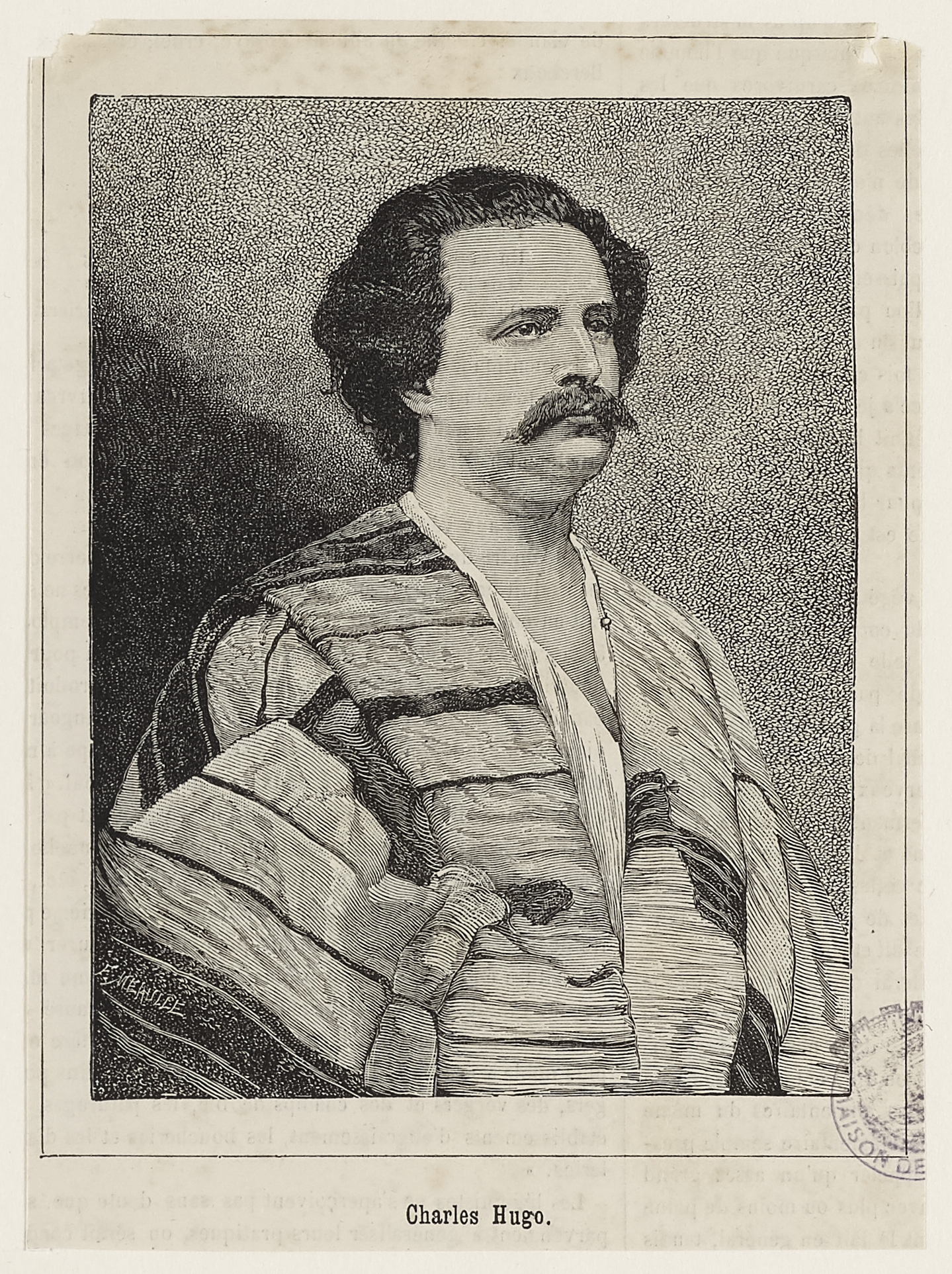 Fortuné Louis Méaulle, Charles Hugo