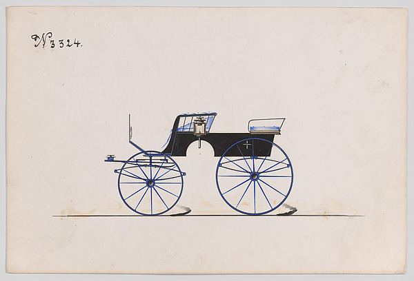 Brewster & Co., Design for T-Cart, no. 3324