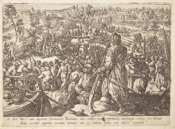 Hendrick Goltzius, Giovanni de' Medicis død