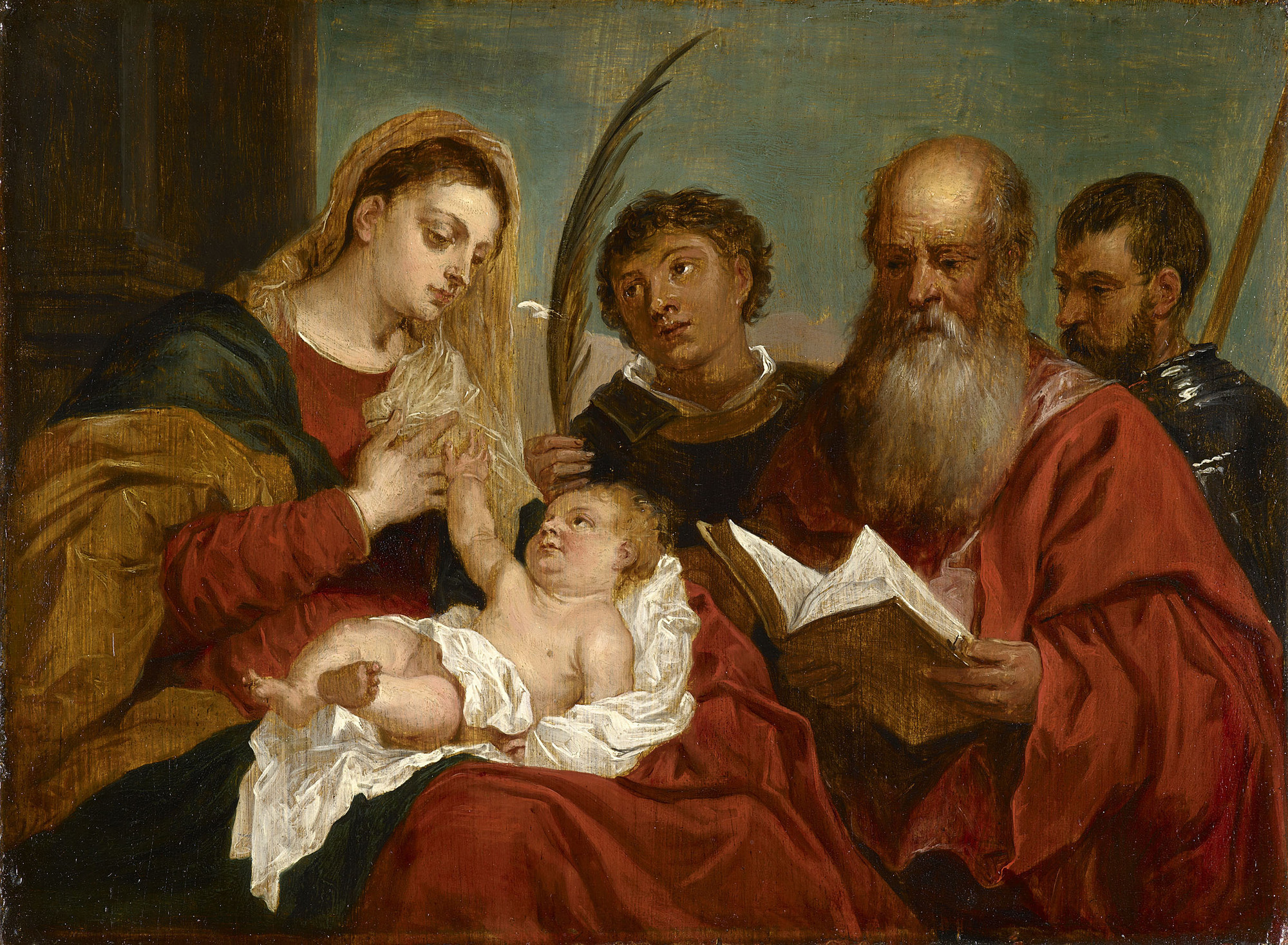 David Teniers the Younger, The Virgin and Child with Saints Stephen, Jerome and Maurice