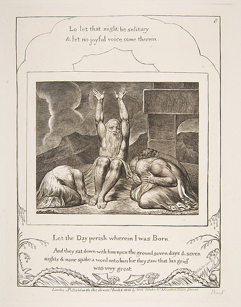 William Blake, Job's Despair