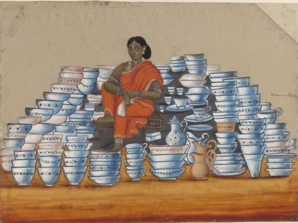 Unknown, One of ten drawings of shops.
