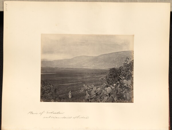 Francis Frith, Plain of Esdraelon and Mountains of Gilboa
